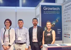 Havva, Engin, Taylan and Serra of Growtech, the Turkish trade fair to be held again in Antalya in November.